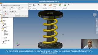 Video Tutorial: How to make a spring animation in just 3 minutes with Autodesk Inventor