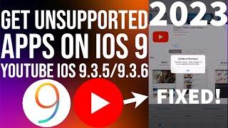 Install Unsupported apps on iOS 9.3.5 iPad2/3/Mini/4S | Fix YouTube iOS 9.3.5 YouTube not compatible