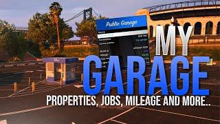 myGarage - FiveM Script Showcase: with Mileage, Property/Job Garages and more..