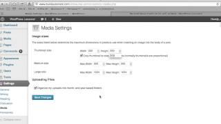How Can I Change a Thumbnail Size in WordPress? : WordPress Lessons