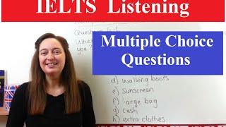IELTS Listening Tips: Multiple Choice