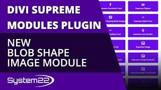 Divi Supreme Modules New Blob Shape Image Module 