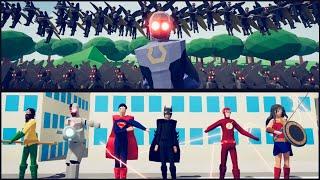 Justice League vs Darkseid's Army mini story TABS Mod Totally Accurate Battle Simulator