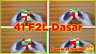 Belajar 41 F2L Dasar Tutorial || Bahasa Indonesia