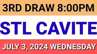 STL - CAVITE July 3, 2024 3RD DRAW RESULT