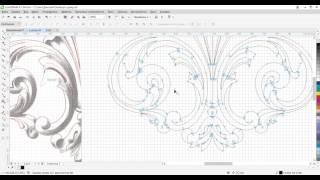 complex drawing in CorelDRAW