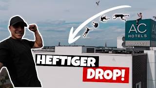 MEINE HÄRTESTE HERAUSFORDERUNG | RISKANTER HOTELDACH-SPRUNG | ADRENALIN PUR! | Parkour Berlin