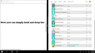 Open multiple apps in same window (Windows 10 Tutorial)