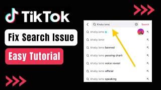 Can't Search on Tiktok - How To Fix Tiktok Search Not Working ! (2023)