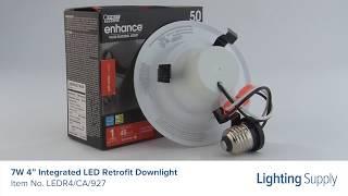 FEIT Electric 7W 4” Integrated LED Retrofit Downlight (LEDR4/CA/927)