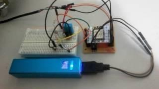 MicroPython ESP 12 ADC CdS test 5