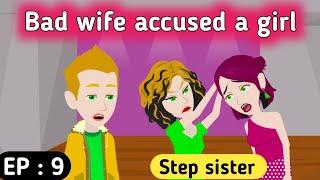 Step sister part 9 | English story | Learn English | Animated stories | Sunshine English