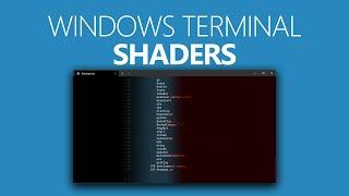 Exploring How to Write Custom Pixel Shaders for the Windows Terminal