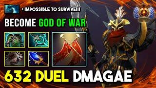 632 DUEL DAMAGE OFFLANE Legion Commander Blade Mail + AC Build 100% Hard Counter Morphling DotA 2