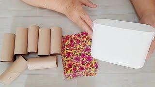 POTE de SORVETE e ROLINHOS  de PAPEL HIGIÊNICO /VOCÊ NUNCA VIU NADA IGUAL