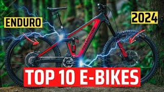 TOP 10 BEST ENDURO EMTB 2024 -  ELECTRIC MOUNTAIN BIKE BUYERS GUIDE E-BIKE