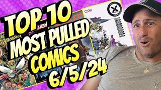 Top 10 Most Pulled Comic Books 6/5/24 This Title Dominates The Number One Spot 
