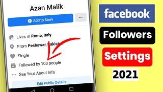 Facebook Followers Settings 2021 - Enable Follow Botton