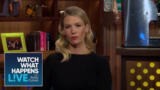 January Jones Discusses An Ex's Criticism Of Her Acting | WWHL