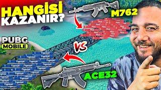 25 M762 vs 25 ACE32! EFSANE KÖPRÜ SAVAŞI! PUBG Mobile 25 vs 25 ORDU SAVAŞLARI!