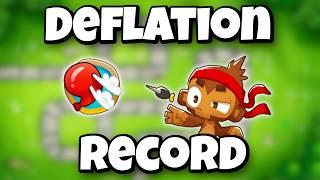 How far can you get on Deflation? - BTD6