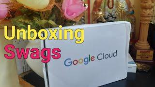 Google Cloud Swags Unboxing || Qwiklabs Arcade 2022 || @btecky