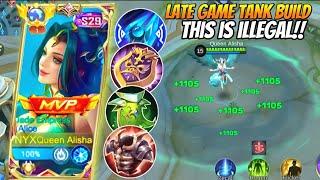 WHY LATE GAME ALICE TANK BUILD GIVE BEST DAMAGE? 100% BROKEN!! REVAMPED ALICE 2024 |MLBB