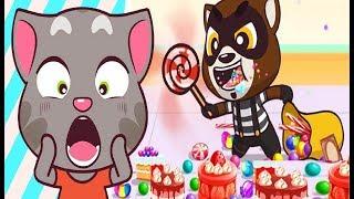 ТОМ БЕГ за КОНФЕТАМИ #10 игра для детей на андроид Talking Tom Candy Run