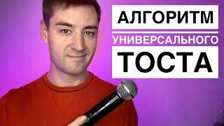 СХЕМА для ТОСТА. Три типа пожеланий. Как сказать тост и поздравление.