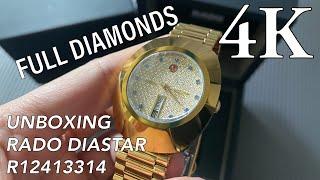 Unboxing Rado Diastar Full Diamonds Dial R12413314