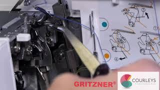 Gritzner 788 Overlock - Einfädeln kurz und knapp gezeigt #OverlockEinfädelnIstEinfach #GRITZNER788