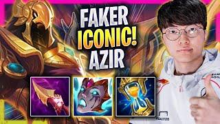 FAKER IS BACK WITH HIS ICONIC AZIR! - T1 Faker Plays Azir MID vs Zed! | Season 2024