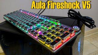 Aula Fireshock V5 - элегантная доступная механическая клавиатура для настоящих эстетов