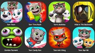 TOM MY FRIEND,TOM CANDY RUSH,TALKING TOM,SONIC AMY TAPE,TOM JESKY,TOM HORROR,TOM BLAST PARK,TOM RUN