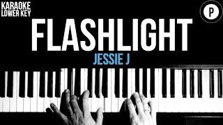 Jessie J - Flashlight Karaoke SLOWER Acoustic Piano Instrumental Cover Lyrics LOWER KEY