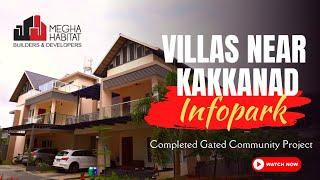 The Completed Villa Project in Kochi | 2.5 Km From Infopark Kakkanad | Acqualina by Megha Habitat