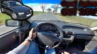 1993 Opel Astra GSi 16V 110 kW | POV driving