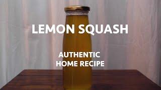 How to make 2-ingredient Lemon Squash without preservatives - Authentic Home Recipe