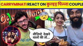 Carryminati React On Kulhad Pizza Couples Viral Video || Carryminati  को आया लोगो पर गुस्सा |