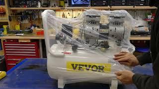 VEVOR 50 Liter Flüster-Kompressor -- "Unboxing" und Inbetriebnahme