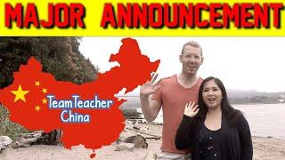 MAJOR Announcement(s) for Team Teacher China