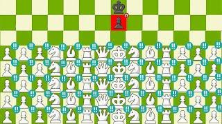 50 ALL CHESS PIECES VS 1 PAWN | Chess Memes #108