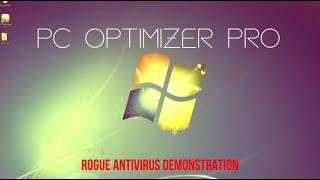 PC Optimizer Pro | Rogue Antivirus Demonstration