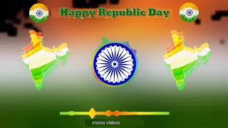 green screen video happy Republic Day