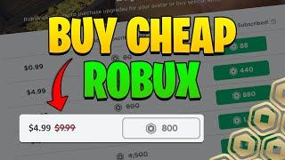 HOW TO BUY CHEAP ROBUX WORKING METHOD IN ROBLOX [2024]