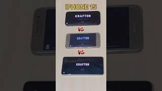 New Galaxy Z Fold 6 vs SAMSUNG S24 ULTRA vs IPHONE15 vsA35 5G- PUBG SPEED TEST #pubgmobile #shorts