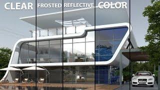 V-Ray 3Dsmax Exterior Glass Tutorial | Clear.Frosted,Reflective,Colored Glass