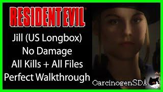 Resident Evil (PS1) No Damage - Jill (Original Kill All Enemies PERFECT WALKTHROUGH)