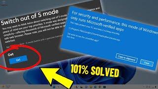 Turn Off Windows 11 / 10 S Mode Without Microsoft Account | Fix (Get) Switch Out Of s mode Missing 