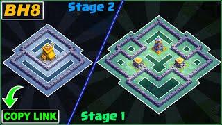 New BEST! BH8 Base (2 Stage) | Builder Hall 8 Base COPY Link (After Update) | Clash of Clans